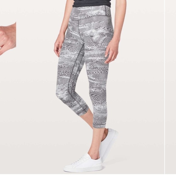 Lululemon Align Crop *21" Swerve Vapor Metal Grey size 12 - Picture 1 of 11